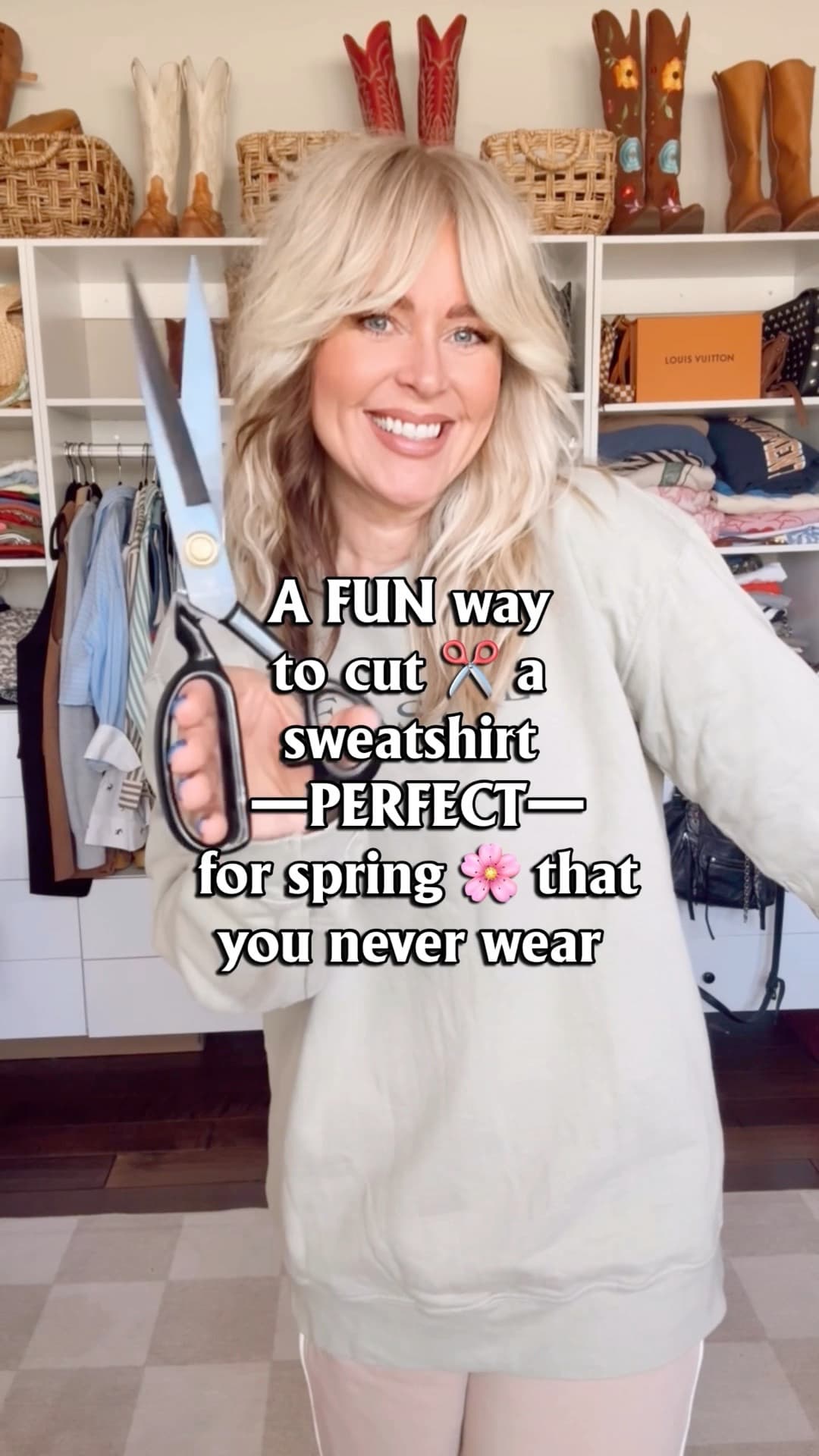 A Fun Way to Cut a Sweatshirt