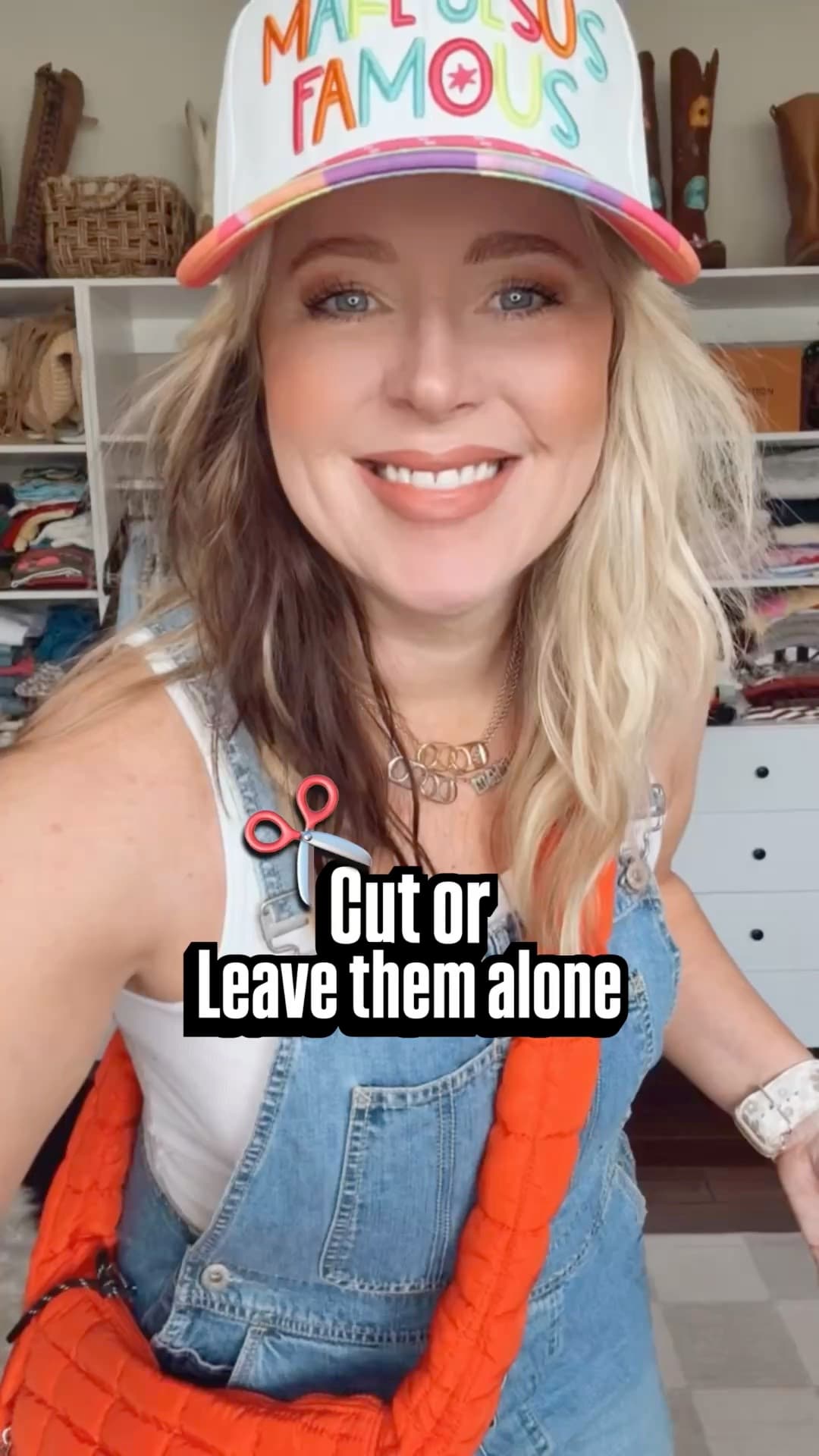 I found these GAP overalls in my closet and they are 25 years old.