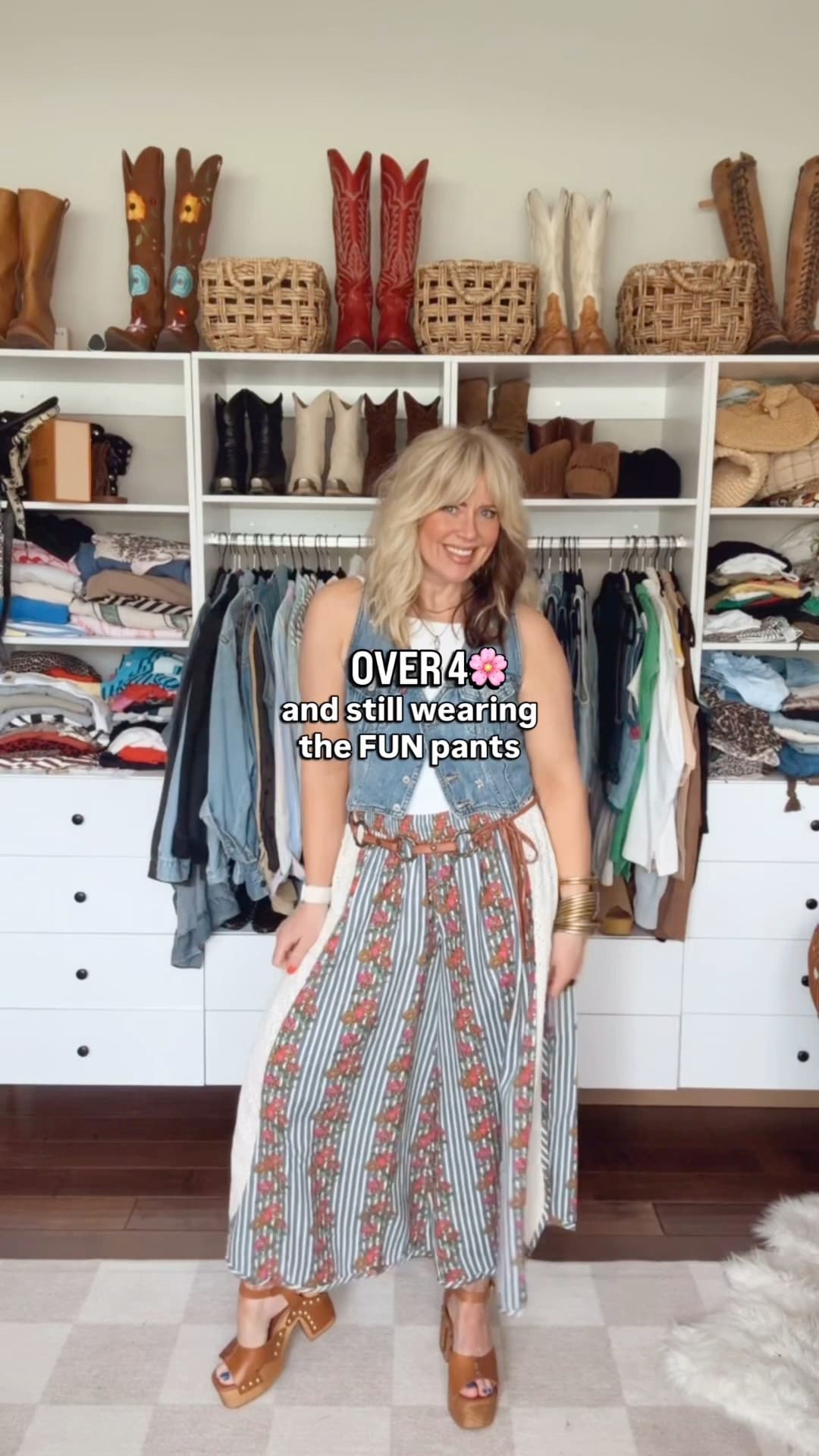 I’ll always be wearing some fun pants no matter my age!