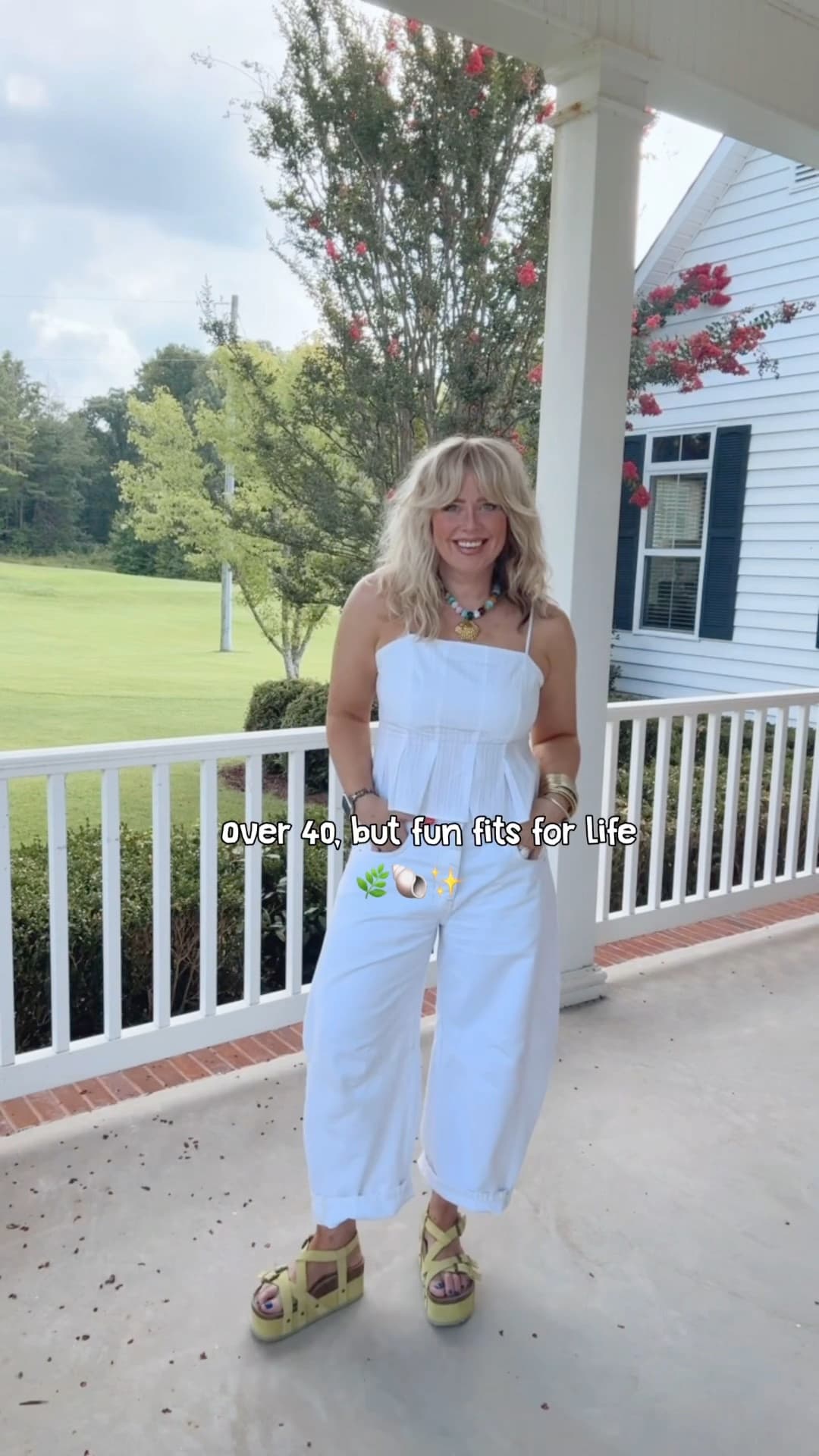 Love an all white fit and this one was so comfy and cute!