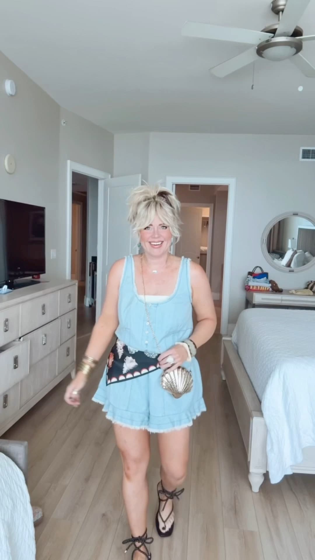 The cutest romper from Walmart!