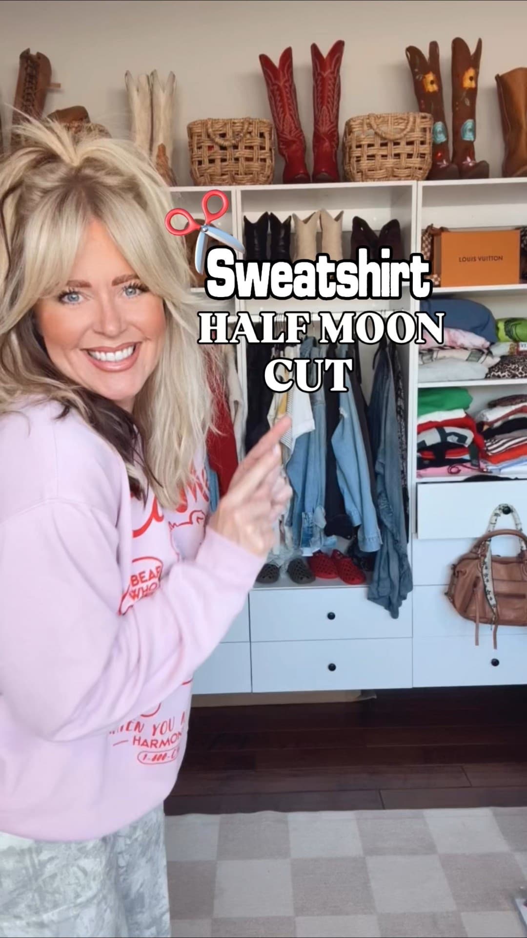 The cutest sweatshirt and I love these camo pants!